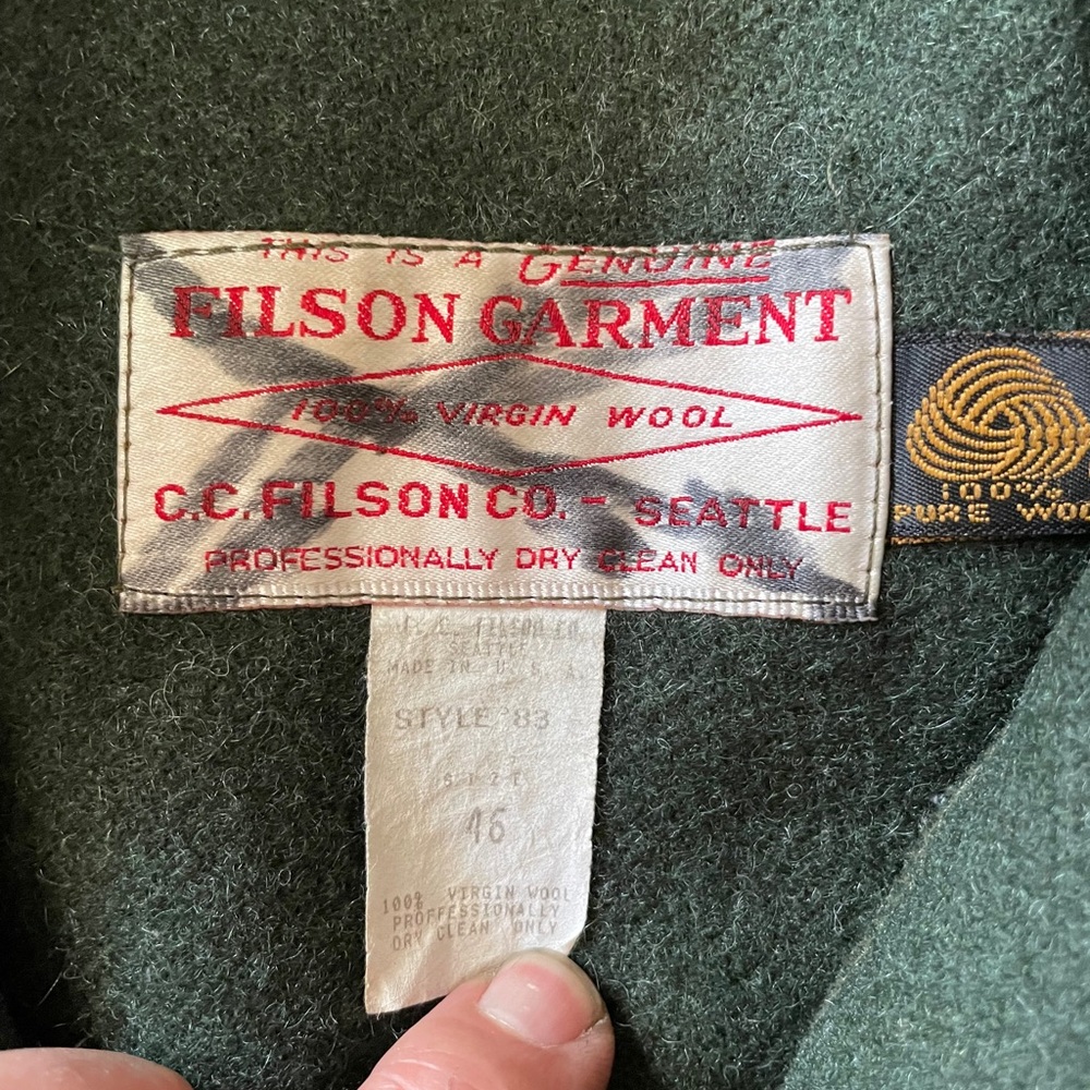 Filson Double Makinaw Cruiser